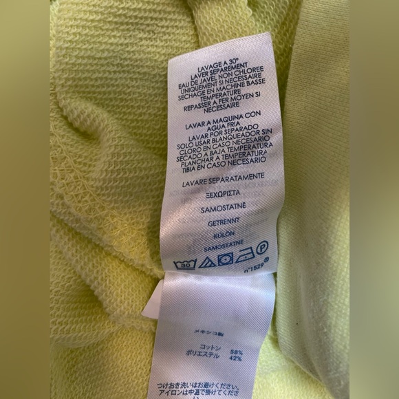 Chaps Women's Sweater Super Soft  Pullover Neon Green/Yellow Crewneck size M. - Picture 5 of 7